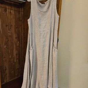 Womens Linen Long Dress
